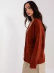 Wool Fashion Italia Megztinis-AT-SW-2358.31-tamsiai oranžinis