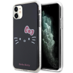 Apple iPhone 11 Hello Kitty dėklas IML Kitty Face (HKHCN61HKHLK) juodos spalvos