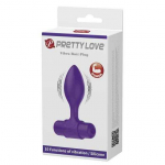 PRETTY LOVE -Vibra Butt Plug Violetinė