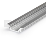 3m LED juostos profilis GROOVE10 BC/UX, neanoduotas aliuminis