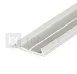 3m LED juostos profilis FIX12, anoduotas aliuminis