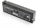 Multipower MP1222A 12V 2,0Ah akumuliatorius, skirtas VW-VBM7E, VW-VBM10E, LC-SA123R3BG, VW-VB30, PV-BP88A, FORBATT FB1233