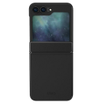 UNIQ dėklas Ora Samsung Galaxy Z Flip6 F741 / Z Flip7 FE juodos spalvos