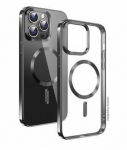 Swissten Clear Jelly Magstick metalinis dėklas, skirtas Apple iPhone 16 Pro