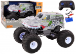 Lean Toys Didelis bekelės nuotoliniu būdu valdomas automobilis 2.4G RC 1:6 Dinozauras