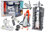 Lean Toys Erdvėlaivis Rocket Spaceship 8 dalių