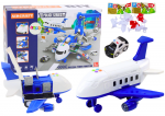 Lean Toys Interaktyvus lėktuvas ir policijos stotis 2in1
