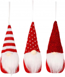 Pakabinami nyk&scaron;tukai 3 vnt L15, raudoni