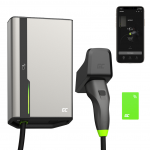 Žalias Cell Wallbox Žalias Cell HabuDen 22kW 32A - 7,5m cable with NFC