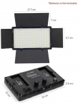 LED Dviejų spalvų 3200-6500K fotografijos ap&scaron;vietimas
