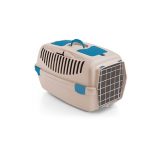 Stefanplast Transportavimo narvas Gulliver 3 su metalinėmis durimis 61x40x38cm balto travertino spalvos