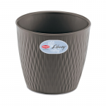 Lumarko Stefanplast Gėlių vazonas Liberty &Oslash;30x27cm pilkas