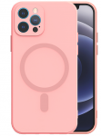 Mocco MagSilicone Soft Back Case Silikoninis dėklas for Apple iPhone 14 Plus Rožinė