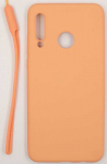 Evelatus Huawei P30 Lite Soft Touch Silikoninis dėklas with Strap Rožinė