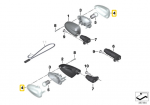 Originalus BMW K25 K255 K25H K27 K28 K29 K43 K71 K72 Lemputės objektyvas OEM 63137684528