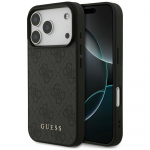 Guess 4G Classic dėklas skirtas Apple iPhone 17 Pro juodos spalvos