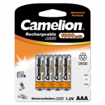 Camelion | AAA/HR03 | 1000 mAh | Įkraunamos baterijos Ni-MH | 4 vnt.