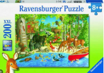 Dėlionė &bdquo;Ravensburger&ldquo; 200 detalių: mi&scaron;ko draugai