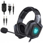 ŽAIDIMŲ AUSINĖS ONIKUMA GAMING K8 su RGB besikeičiančiomis spalvomis. TOBULAS, RY&Scaron;KUS GARSAS