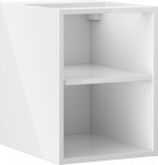 Mexen Box-A spintelė su lentyna, 35 cm, Baltas glossy