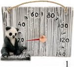 Timo Keraamika Keraminis pirties termometras - panda, 1