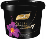 Lateksiniai dažai SILK TOUCH 7 MAXIMA, &scaron;ilko matiniai, 12 kg