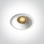 10W LED įleidžiamas &scaron;viestuvas, baltas, 3000/3500/4000K, su filtru nuo akinimo, 10110DH/W/V