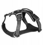 Barry King Juodos tinklinės &scaron;unų petne&scaron;os S, kaklo apimtis 34-42 cm / krūtinės apimtis 41-52 cm