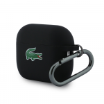 Lacoste Liquid silikoninis Croc Logo dėklas skirtas AirPods Pro 3 Juodas