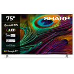 &bdquo;Sharp 4K QLED&ldquo; televizorius | 75JP7265E | 75 | I&scaron;manusis televizorius | &bdquo;Google TV&ldquo; | UHD