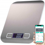 Elektroninės virtuvinės svarstyklės 5kg/1 g su LCD ekranu