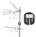 Rinkinys antena UHF+VHF H diplekseris Spacetronik EOS