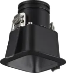 7W LED įleidžiamas &scaron;viestuvas, juodas, 3000K, IP54, S349
