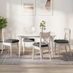 Sėdynių pagalvėlės 4 pcs Tamsiai pilka 40 x 40 x 12 cm audinys