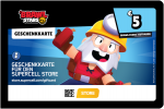 Usorteret Supercell Brawl Stars Geschenkkarte 5&euro;