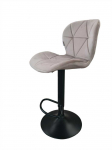 Re-stock Furniture Aksominė baro kėdė &bdquo;Bona&ldquo;, smėlio spalvos