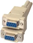 Nedis Adaptec Kabelis połączeniowy DB9:F - DB9:F 1.8m 1:1