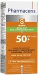 PHARMACERIS Sun SPF50+ apsauginis kremas nuo saulės spuoguotai, mi&scaron;riai ar riebiai odai 50 ml
