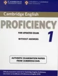 KNYGA Cambridge Esol Staff Cambridge English Proficiency 1 for Updated Exam Student's Book without Answers