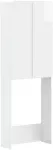 Tualeto spintelė ZWOLLE Itin blizgi balta 66 x 25,5 x 190 cm