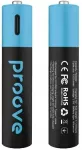 Proove AAA Batteries 740mWh 2pcs juodas