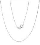 Diamond Sky Jewelry Itali&scaron;ka balto aukso grandinėlė &bdquo;Inkaras&ldquo;