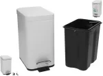 Balta vonios kambario &scaron;iuk&scaron;liadėžė, 3 l, 24.00 x 13.00 x 25.00, BATH&GO