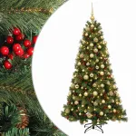 Dirbtinė kalėdinė eglutė su rutuliuku 210 cm 300 LED