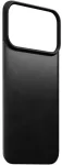 Dėklas Nomad Magnetinė odinė nugarėlė, juoda (Horween), MagSafe - iPhone 18 Pro/17 Pro