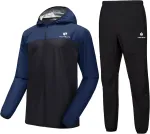 HOTSUIT vyri&scaron;kas saunos kostiumas sportui su kapi&scaron;onu, tamsiai mėlynas, 513140020