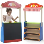 Žaislas teatras-parduotuvė Viga Toys, 2in1