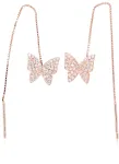 Diamond Sky Jewelry Sidabriniai auskarai su cirkoniais &bdquo;Butterflies II&ldquo;