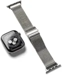 RINGKE METAL ONE MESH APPLE WATCH 8 / 9 / 10 / 11 / 12 / SE / ULTRA (44 / 45 / 46 / 49 MM) sidabrinis