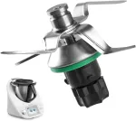 Peilis, skirtas vorwerk thermomix tm5 ir thermomix tm6, atsarginis mai&scaron;ymo peilis pagamintas i&scaron; nerūdijančio plieno su sandarinimo žiedu, maisto smulkintuvo mai&scaron;ymo peilis, thermomix tm5 tm6 priedų atsarginės dalys